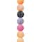 12 Pack: Multicolor Crackled Agate Round Beads, 10mm by Bead Landing™